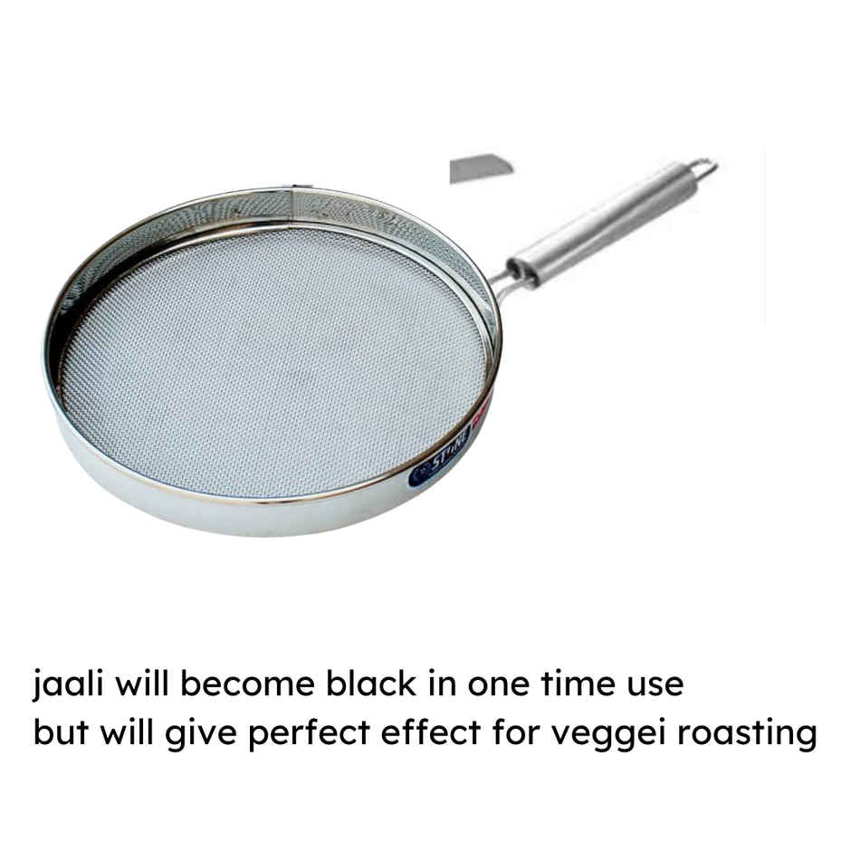 Stainless Steel papad brinjal roaster