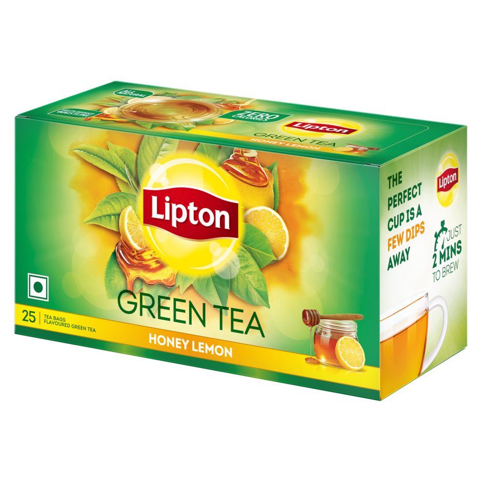 Lipton Honey Lemon Green Tea Bags Combo