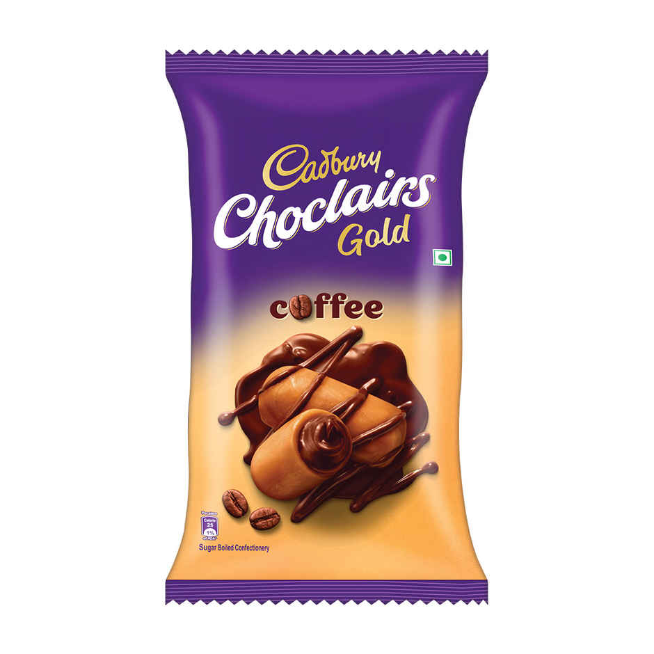 Cadbury Choclairs Gold Coffee Candy Pack | 100 Candies