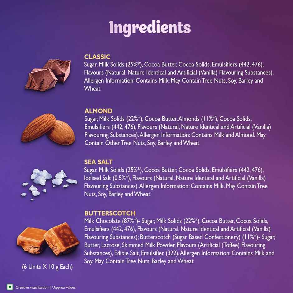 Cadbury Dairy Milk Silk Miniatures Premium Assorted Chocolate