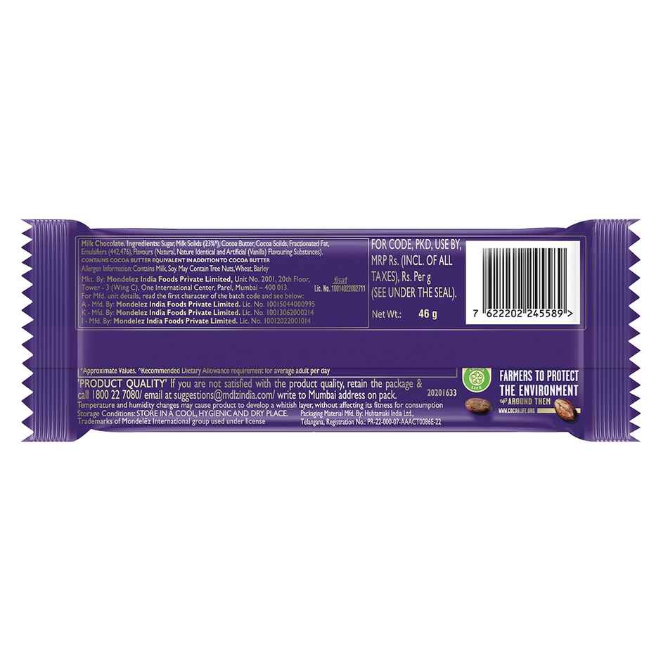 Cadbury Dairy Milk Chocolate Bar | Smooth & Rich Milk