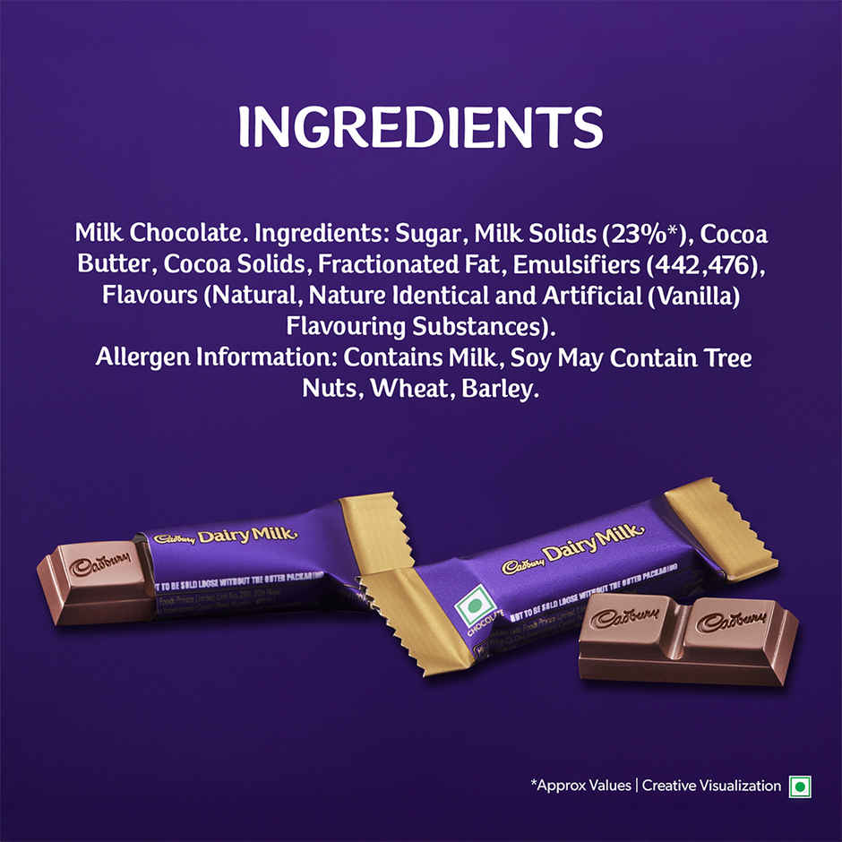 Cadbury Dairy Milk Mini Treats Chocolate Pack Combo