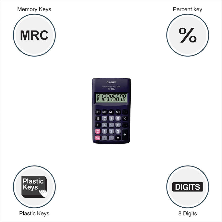 Casio HL-815L Portable Calculator