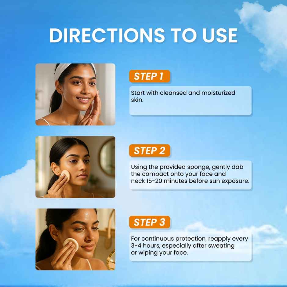 Coloressence Sun Pop Sunscreen Compact SPF 30 PA+++ | Matte Finish with Oil Control