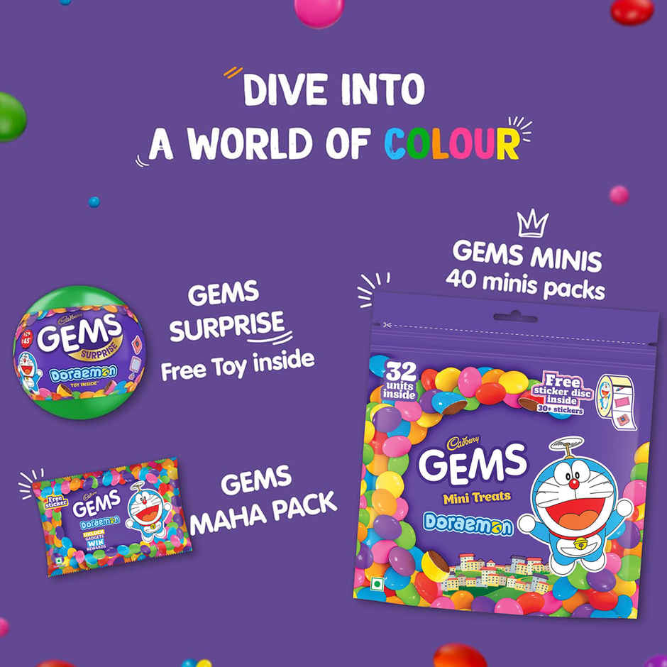 Cadbury Gems Chocolate Duo Pack Combo  