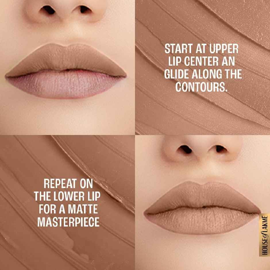 Lakme 9 To 5 Primer + Matte Lipstick- Salty Caramel