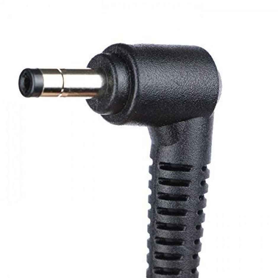 Lenovo 65W Laptop Round Pin Adapter/Charger with Power Cord for Select Models - Black (Pin Size below 4mm)