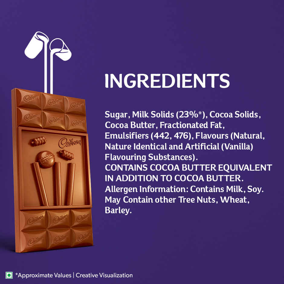 Cadbury Dairy Milk Cricket Limited Edition Chocolate Bar