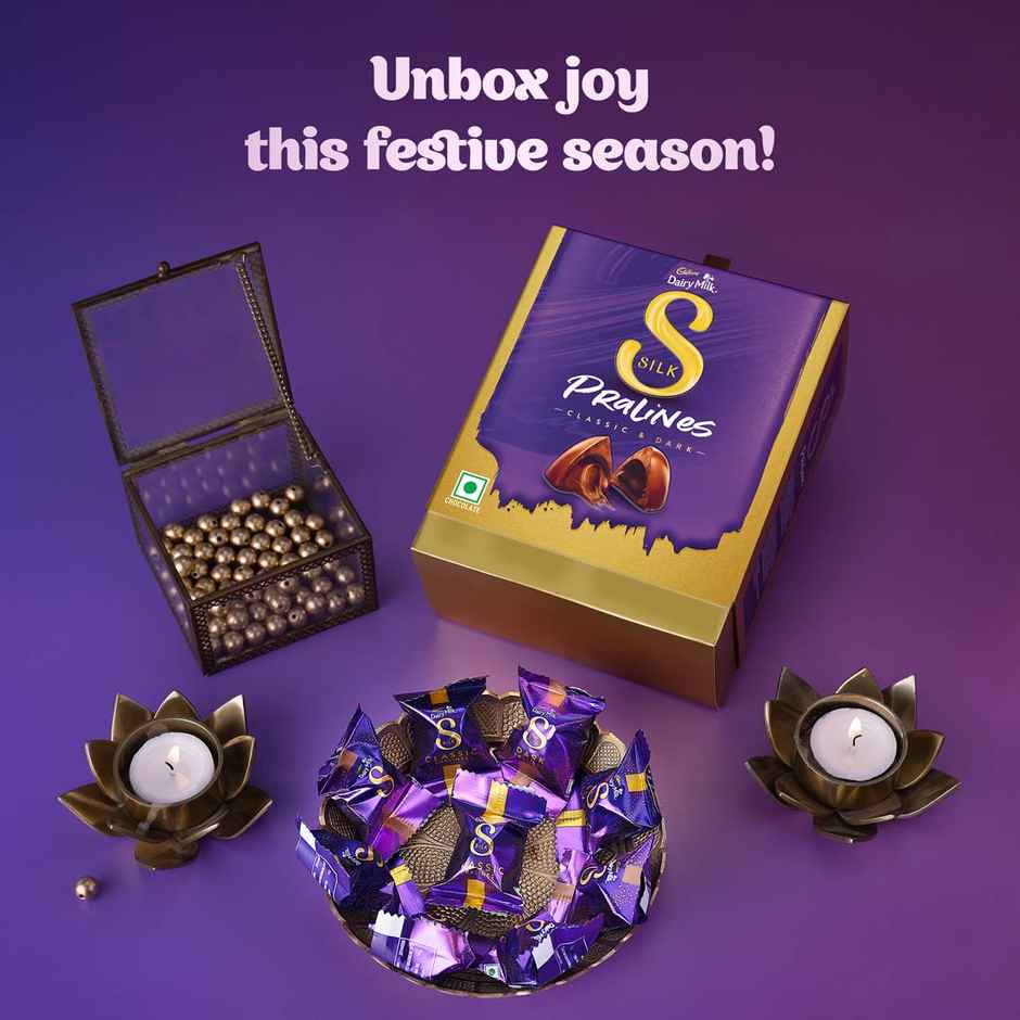 Cadbury Dairy Milk Silk Pralines Chocolate Diwali Gift Pack Combo