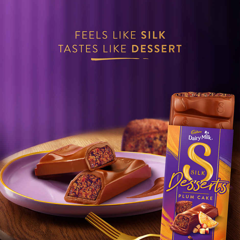 Cadbury Dairy Milk Silk Desserts Plum Cake Chocolate Bar