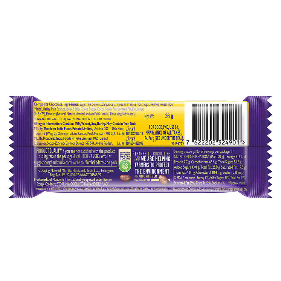 Cadbury Dairy Milk Crackle Chocolate Bar Cricket Pack