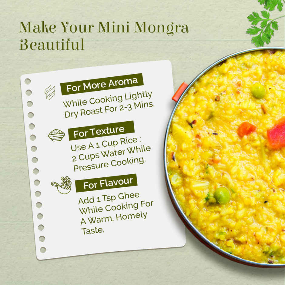 Zeeba Mini Mogra Basmati Rice | Ideal for Khichdi| Kheer & Daily Meals | Cooked length upto 11mm