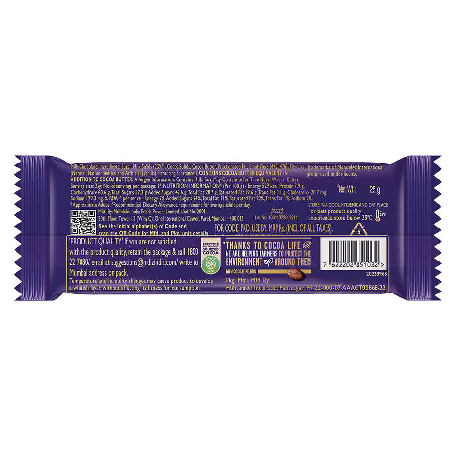 Cadbury Dairy Milk Chocolate Bar