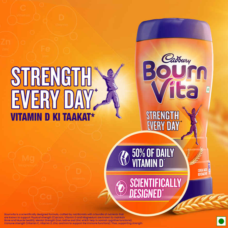 Bournvita Chocolate | Cereal Based Drink Mix Jar