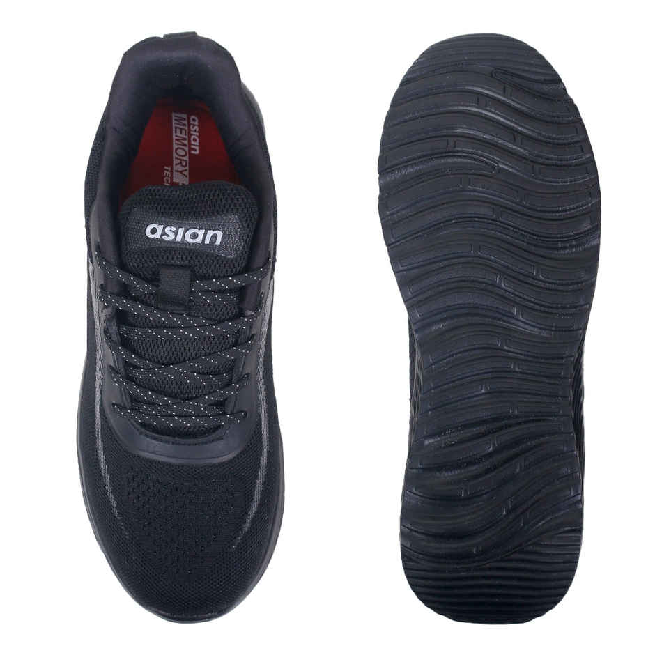 Asian Delta-20 Men Sports Shoes | Black | Size-10
