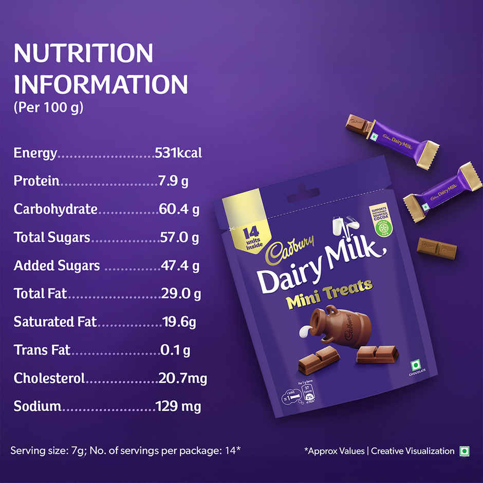 Cadbury Dairy Milk Mini Treats | Chocolate Pack