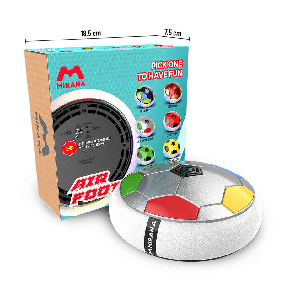 Mirana Air Football Smart - Silver Rainbow