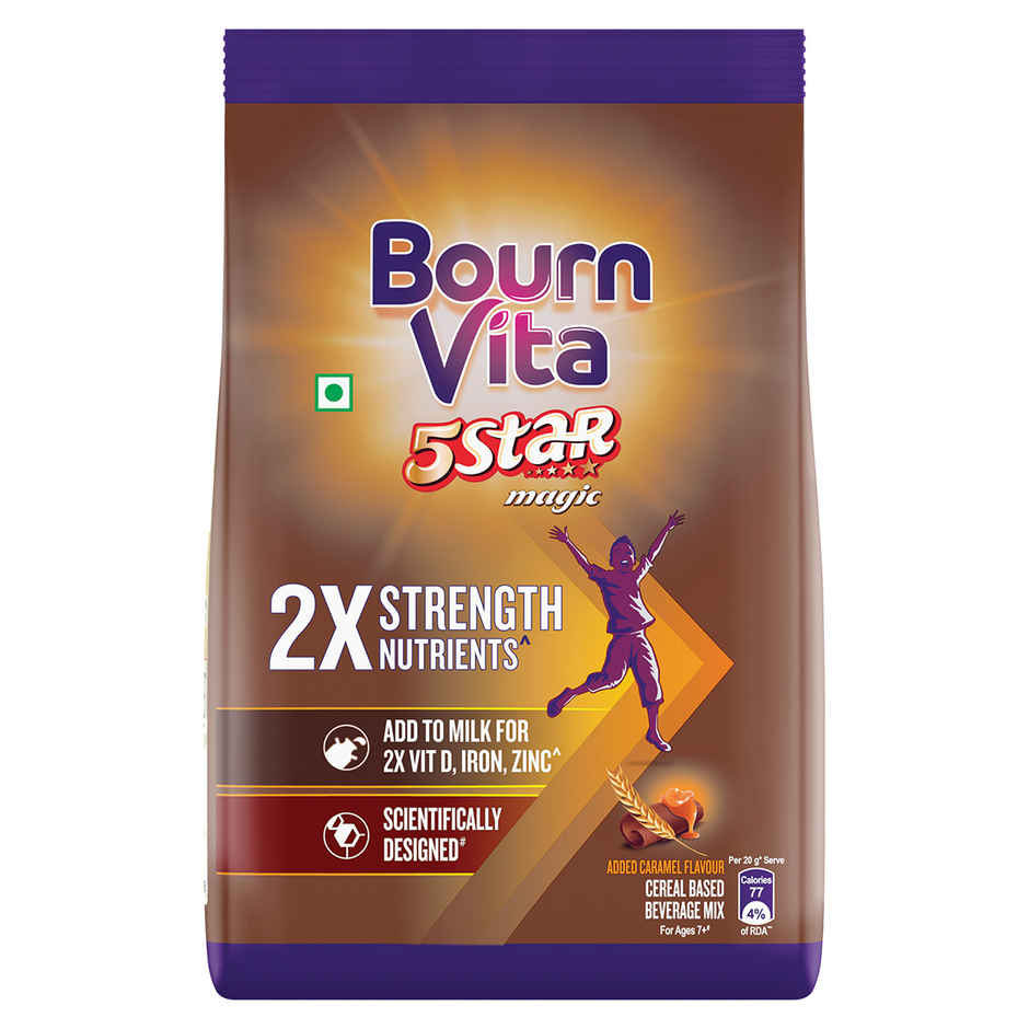 Bournvita 5 Star Magic Chocolate Drink Mix | For 7 - 9 years Kids