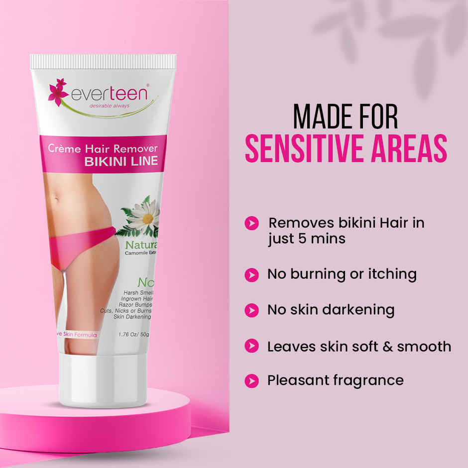 everteen Hair Remover Cream For Bikini Line And Underarms