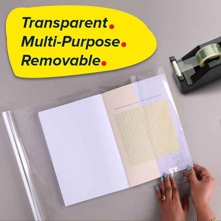Solo Student Transparent Book Cover Roll - 7 m