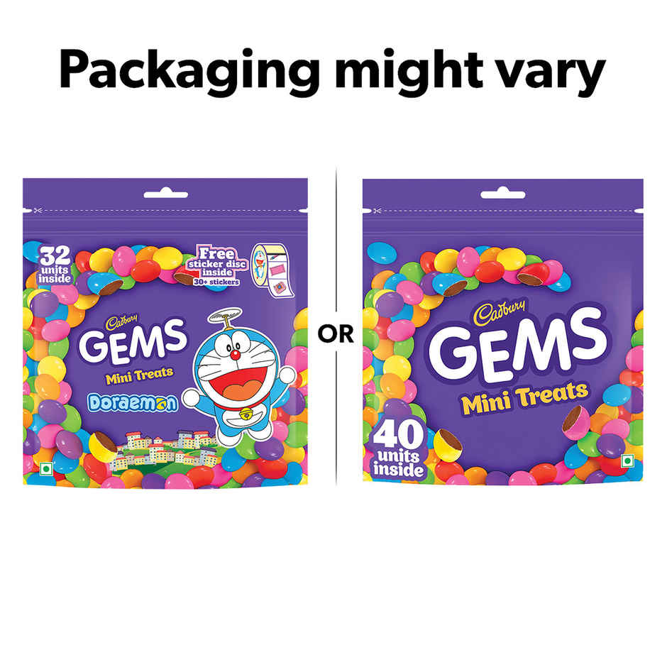 Cadbury Gems Chocolate Mini Treats Pack