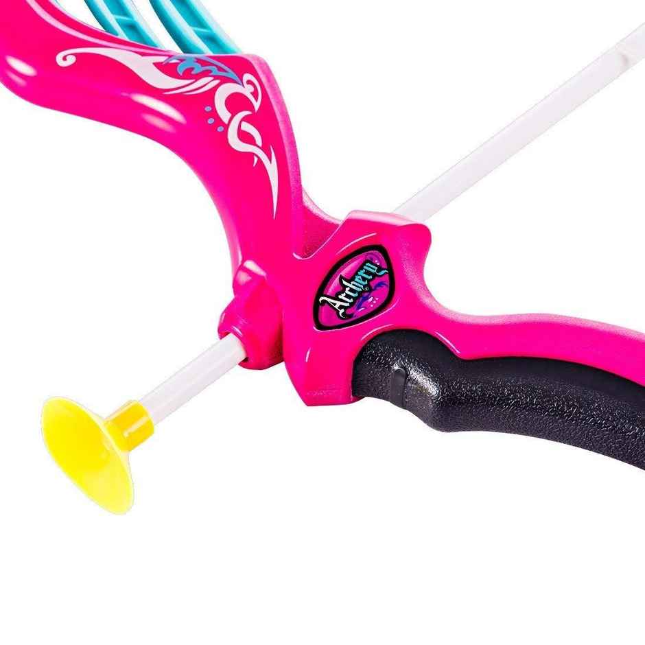 Toyshine Plastic Bow & Arrow Set with Quiver & Target | Pink
