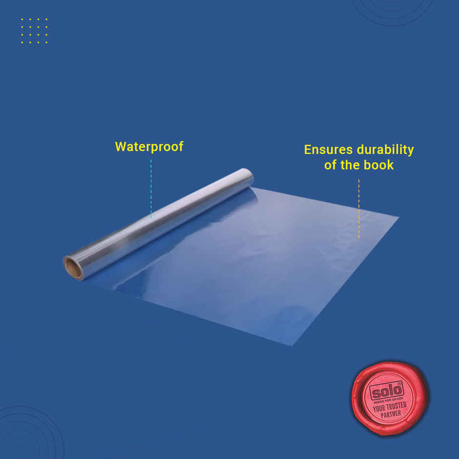 Solo Student Transparent Book Cover Roll - 7 m