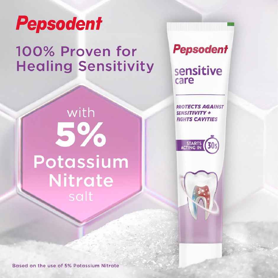 PEPSODENT Sensitive Care with 5 percent Potassium Nitrate Toothpaste Combo