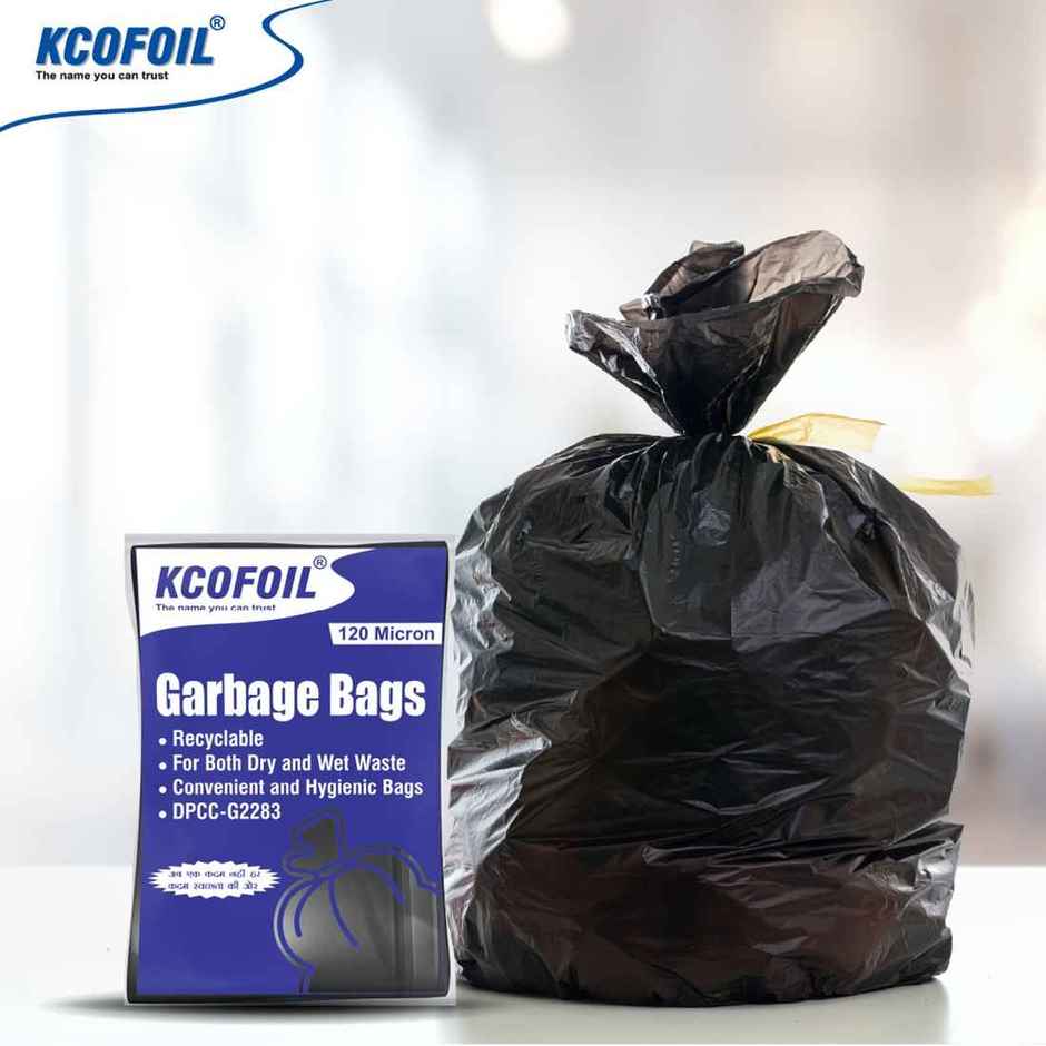 Instant Garbage Buy Kcofoil Large Garbage Bag | 24 x 30 | 8 Bags - 120 Micron Online ...