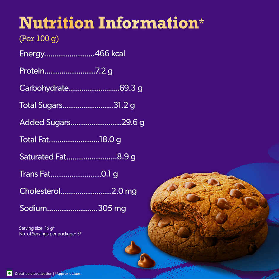 Cadbury Choc Chip Cookies Pack