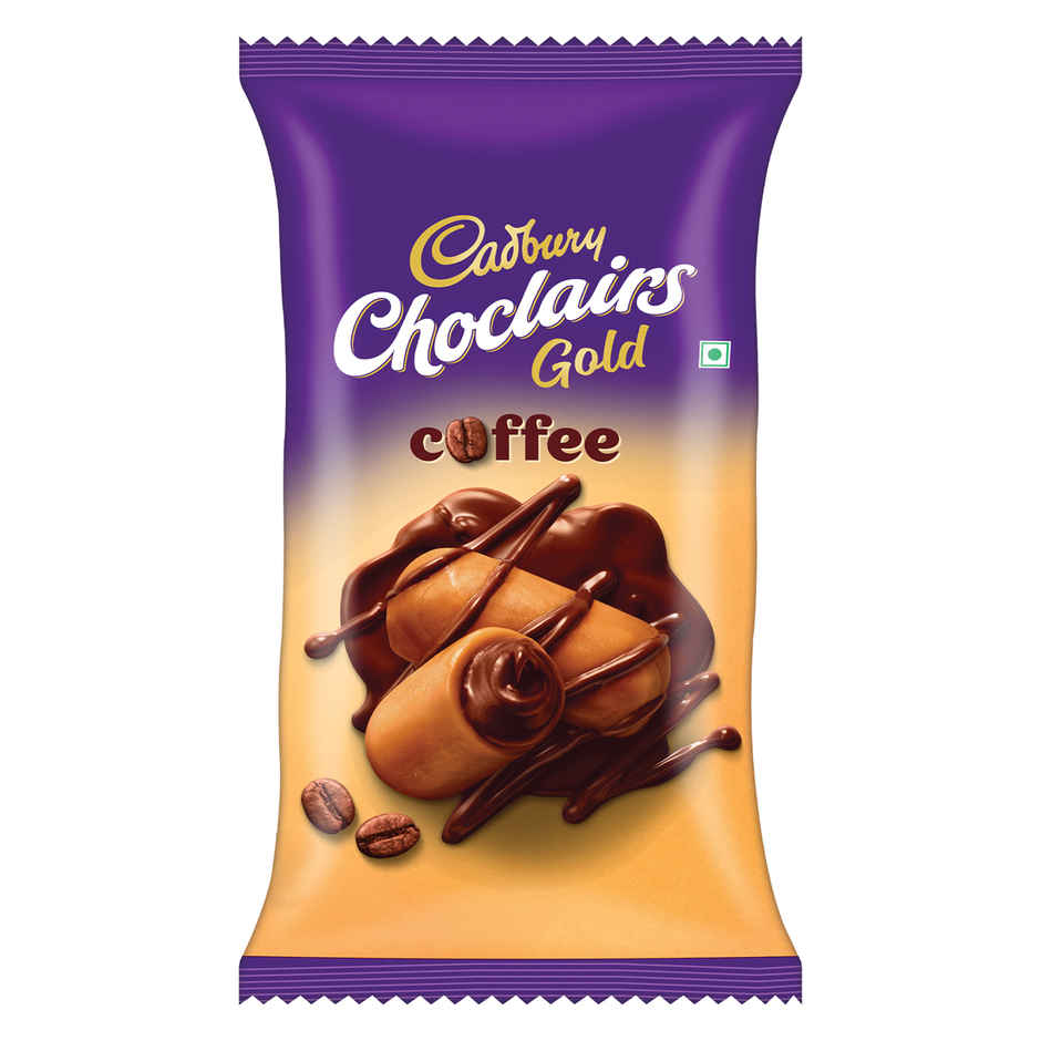 Cadbury Choclairs Gold Coffee Candy (100 candies) Combo