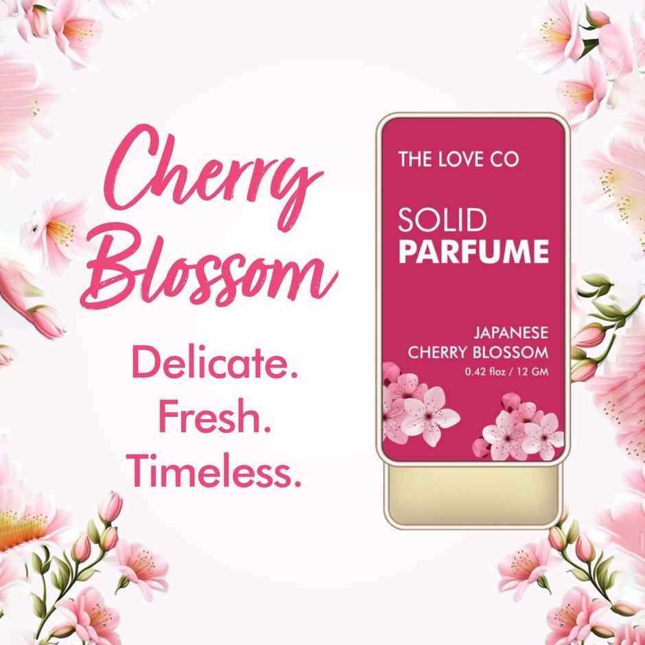 The Love Co. Japanese Cherry Blossom Solid Perfume