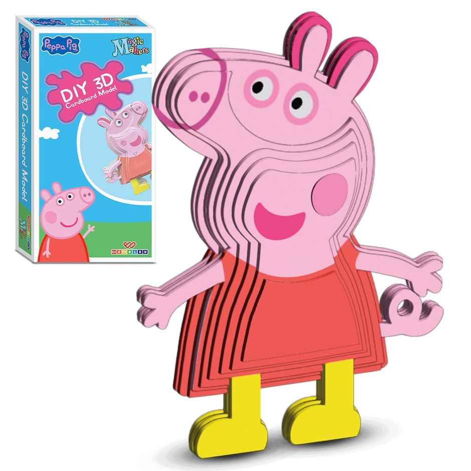 Wembley Peppa Pig 3D Puzzle Model Kit DIY Assembly Stem Learning Puzzle Toy