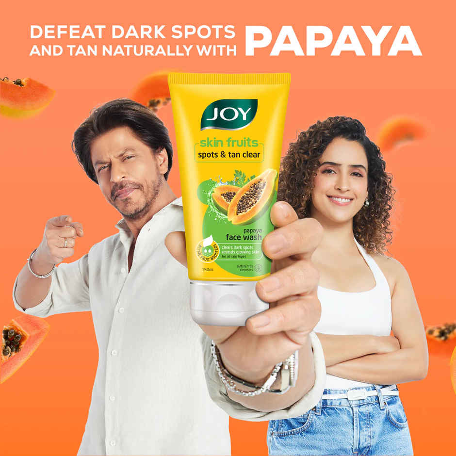 Joy Skin Fruits Spots & Tan Clear Papaya Face Wash