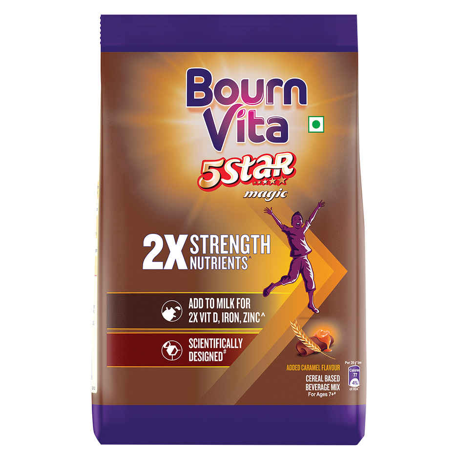 Bournvita 5 star Chocolate Drink Mix | For 5+ years Kids