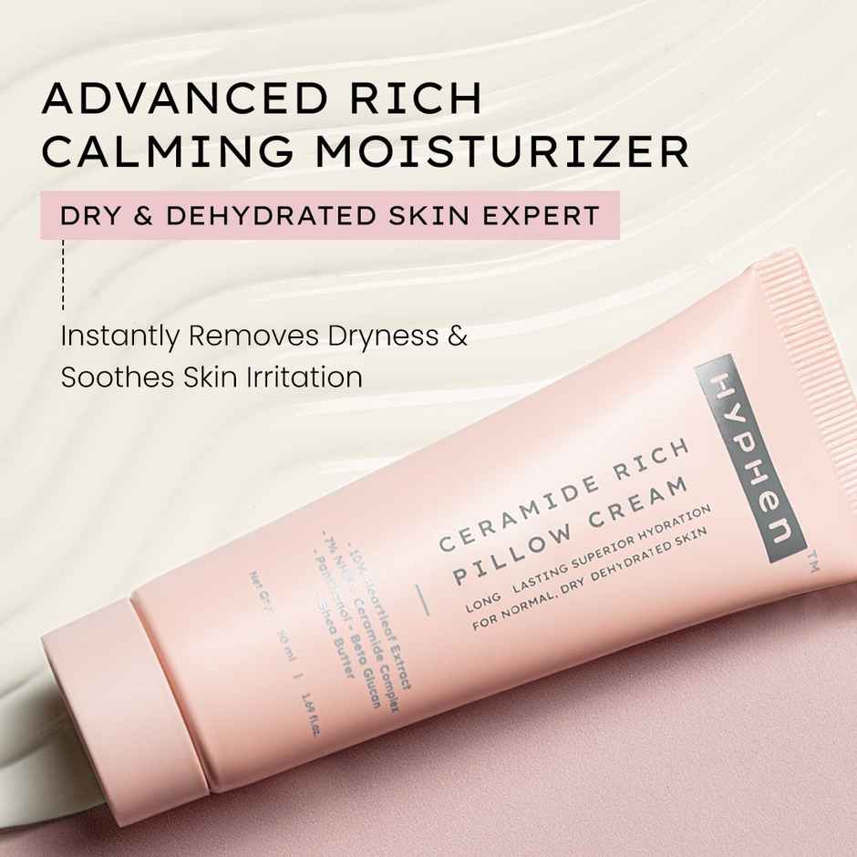 Hyphen 10% Heartleaf And 7% Ceramides-Nmf Face Moisturizer| Rich Pillow Cream for Hydration