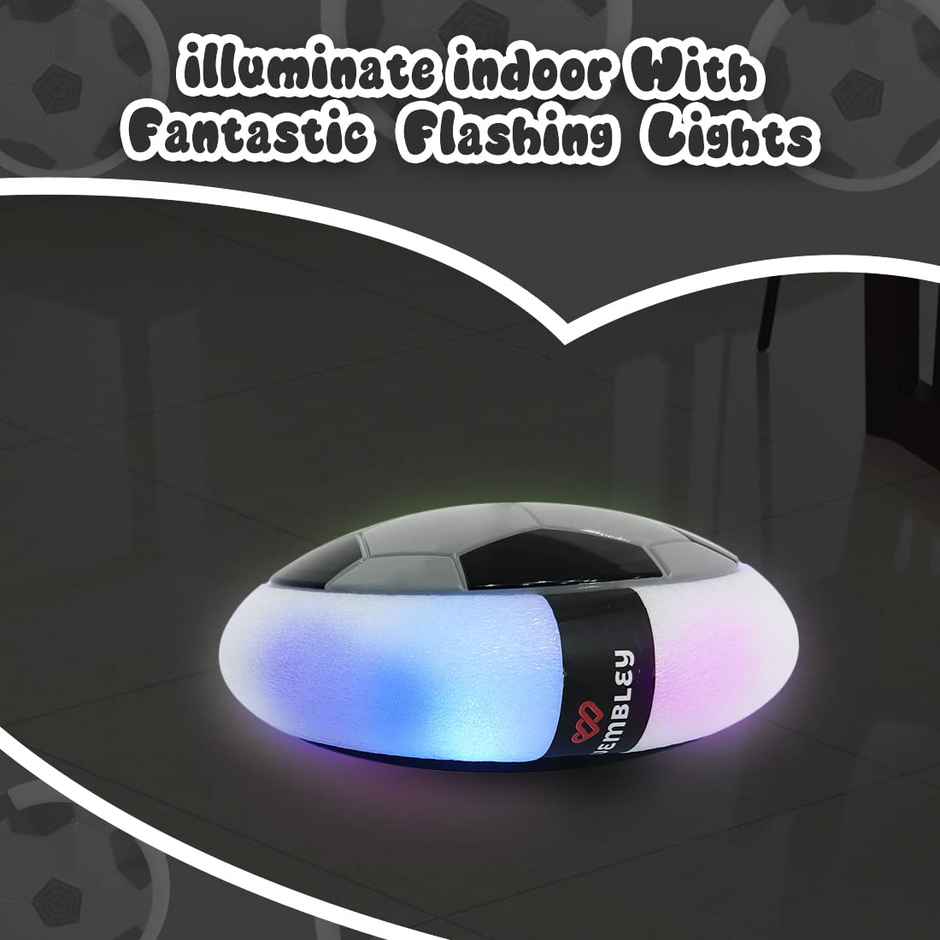 Wembley C-Type Usb Powered Hover Football Indoor Electric Floating Hover Ball Soccer - Grey