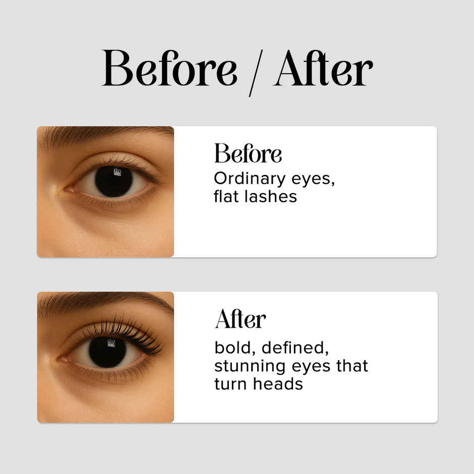 Coloressence Eyetastic Eyeliner & Mascara Set, Double Impact, Smudge Proof, Full Volume,12 Hours