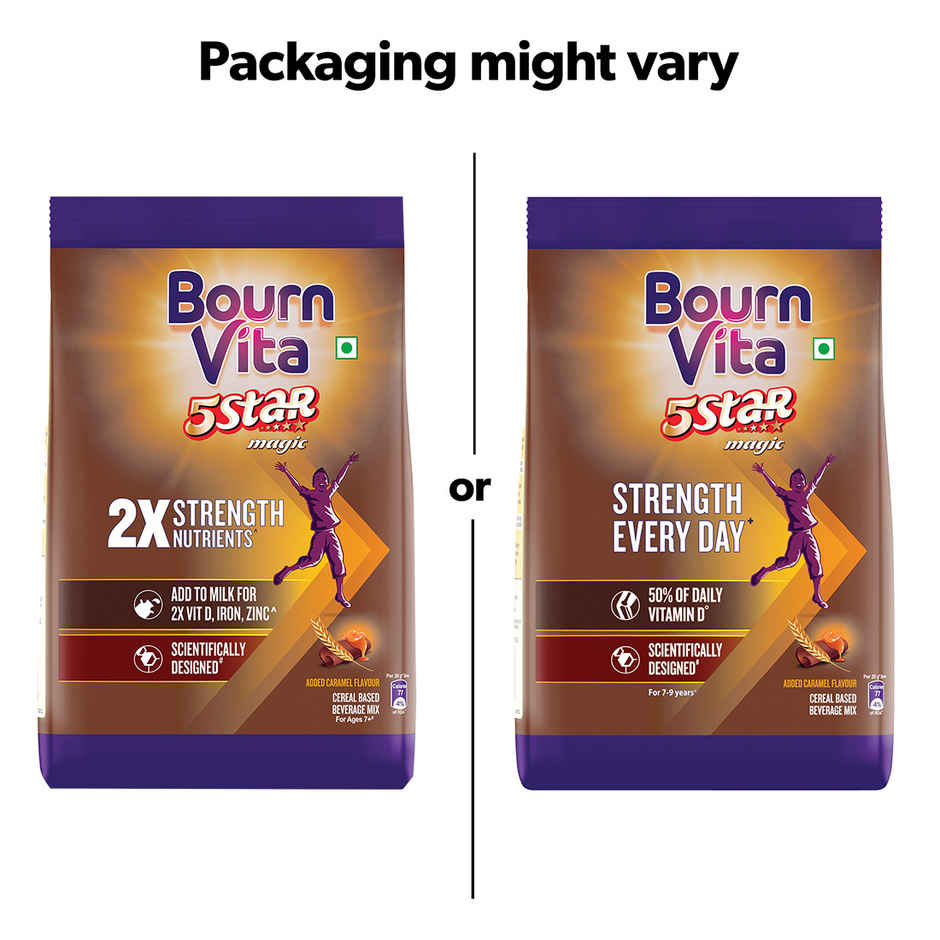 Bournvita 5 star Chocolate Drink Mix | For 5+ years Kids