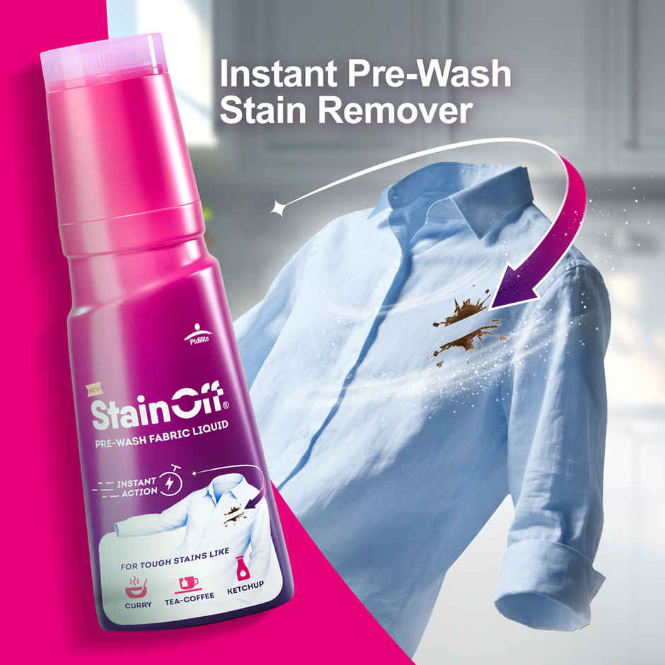Stain Off Fabric Stain Remover | Fast Action | Safe For All Fabrics