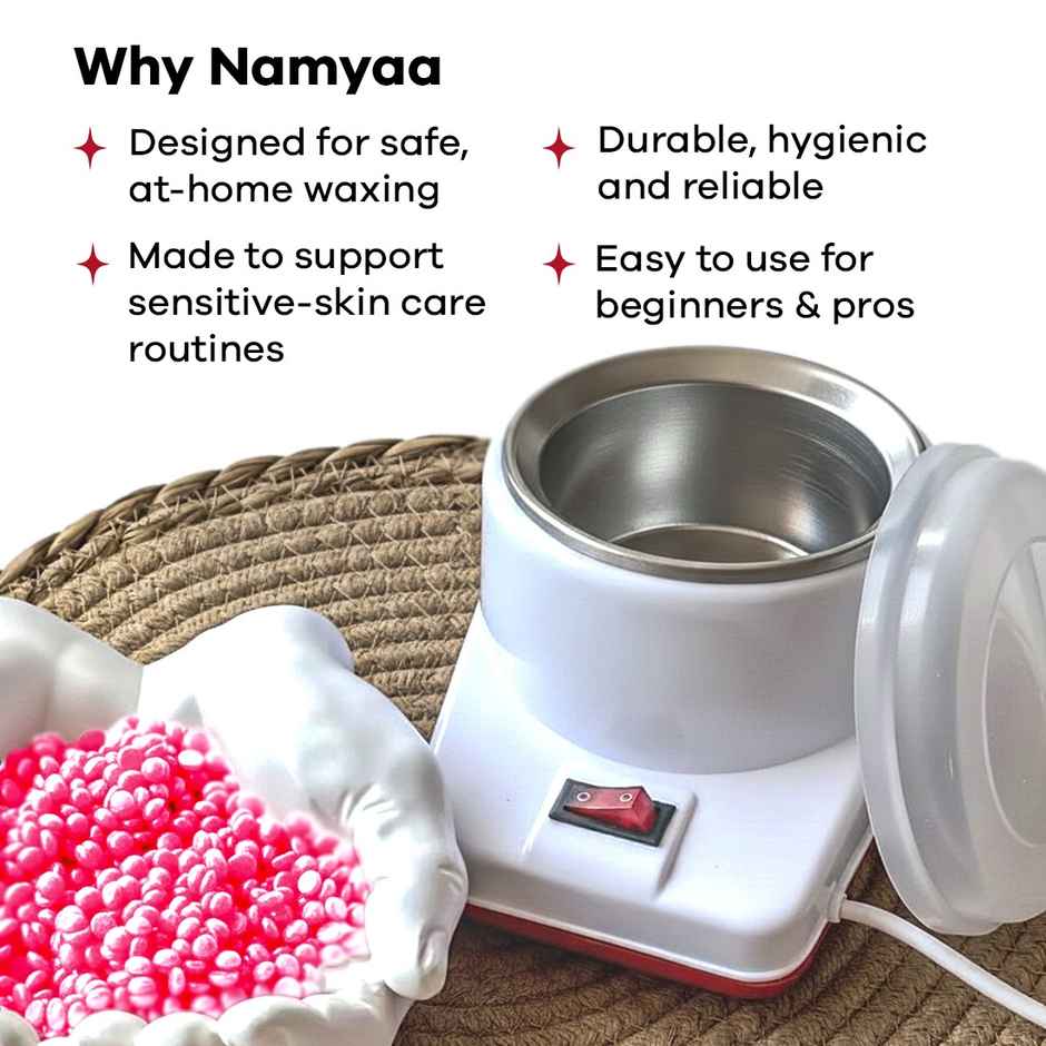 Namyaa Professional Electric Wax Heater | Fast Heating Wax Warmer for Smooth Hair Removal