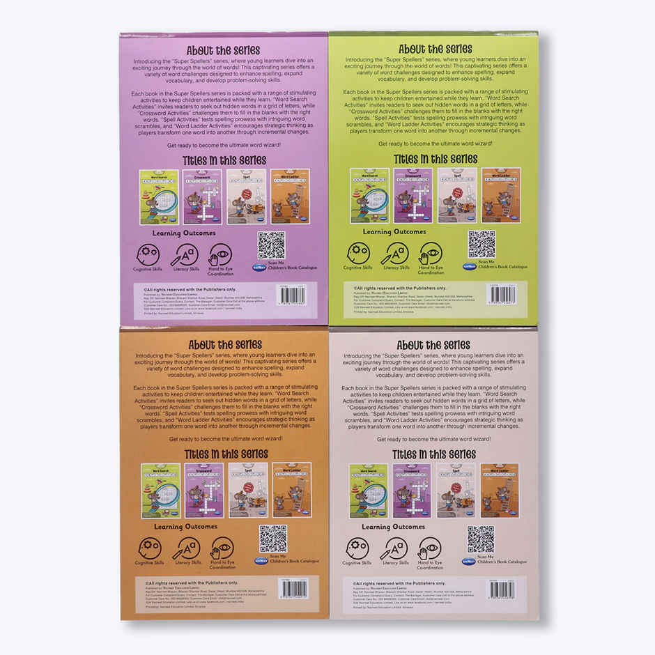 Navneet Super Spellers Series | Word Search | Crossword | Word Ladders | Spell Puzzles