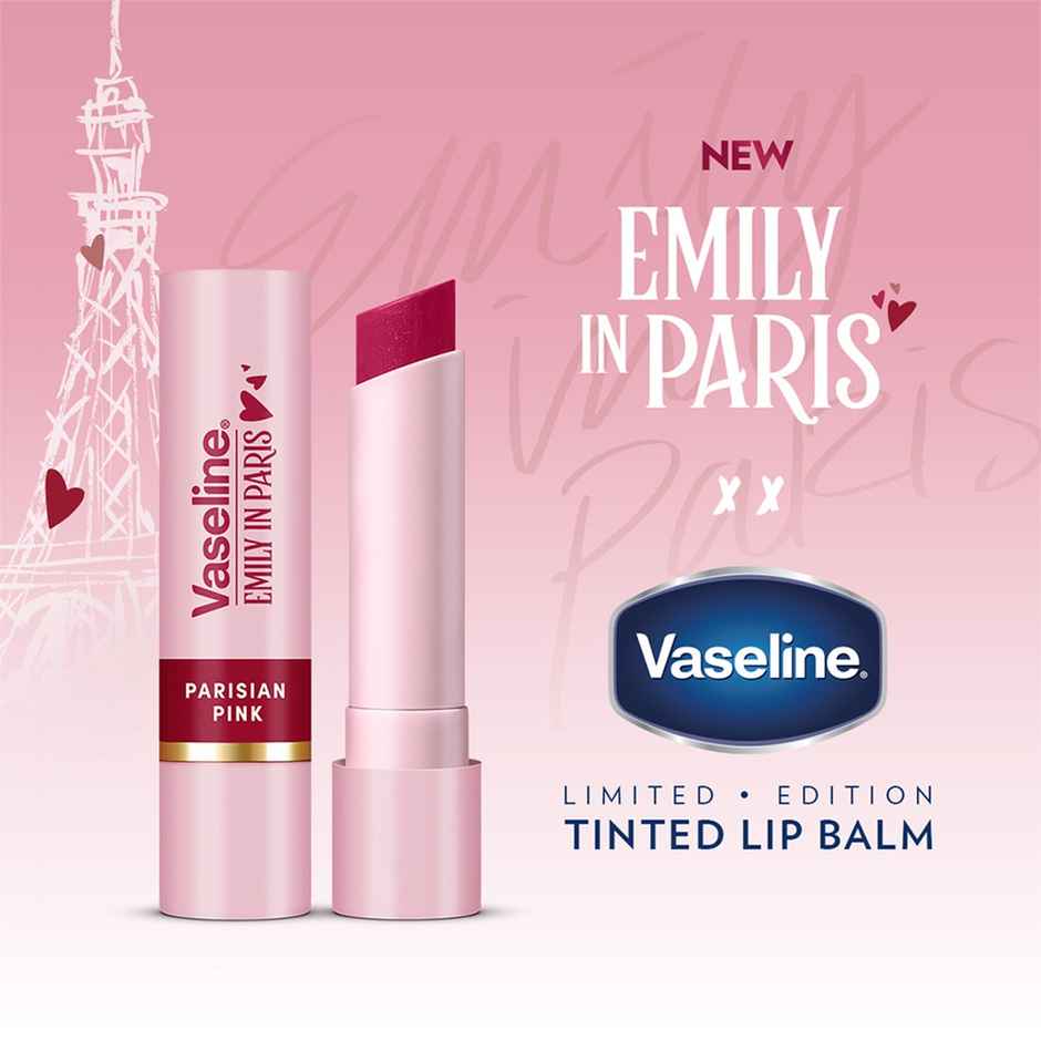 Vaseline Emily in Paris Parisian Pink Tinted Lip Balm