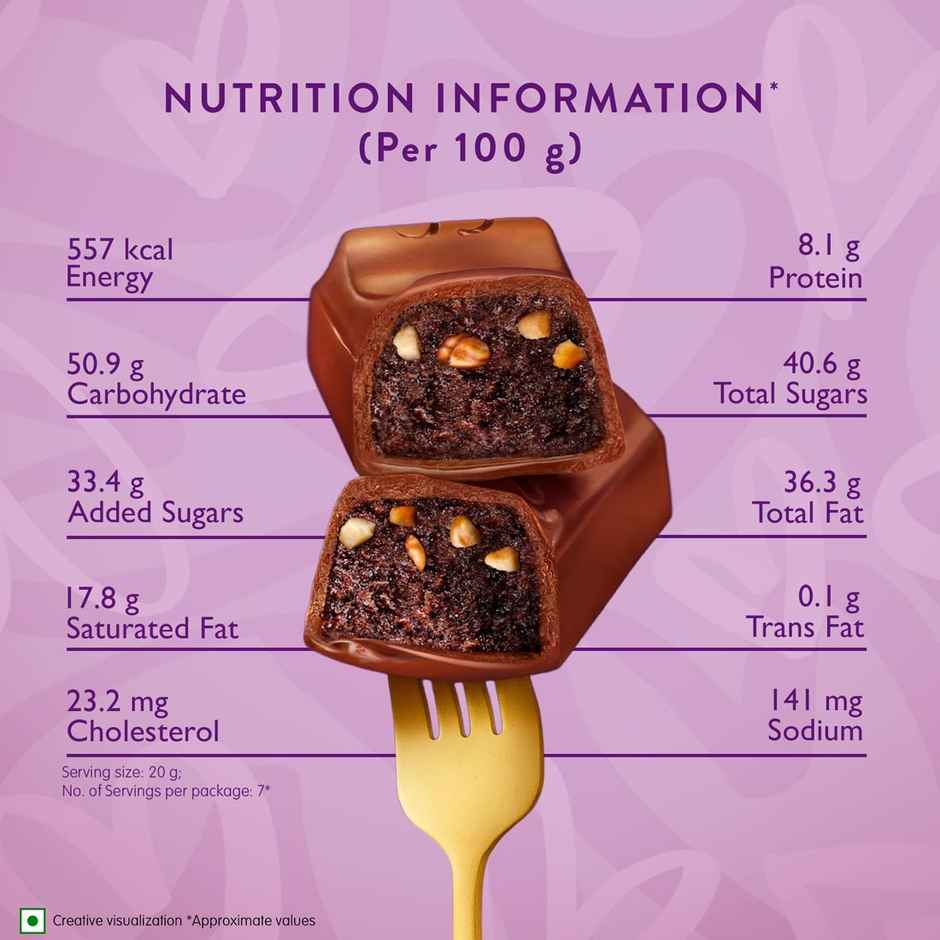Cadbury Dairy Milk Silk Desserts Brownie Chocolate Bar