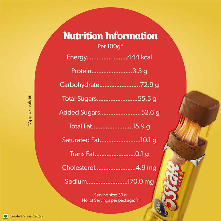 Cadbury 5 Star Chocolate Bar