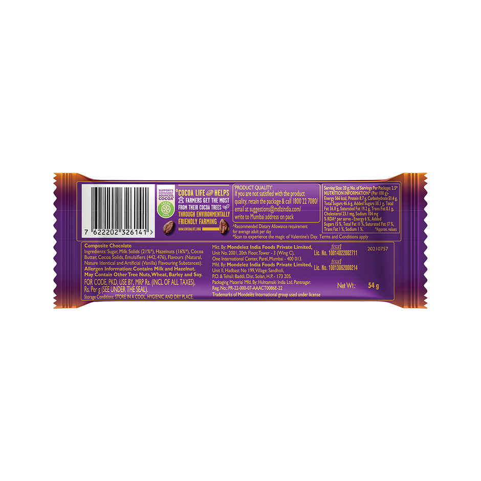 Cadbury Dairy Milk Silk Hazelnut Chocolate Bar Valentine's Gift Pack