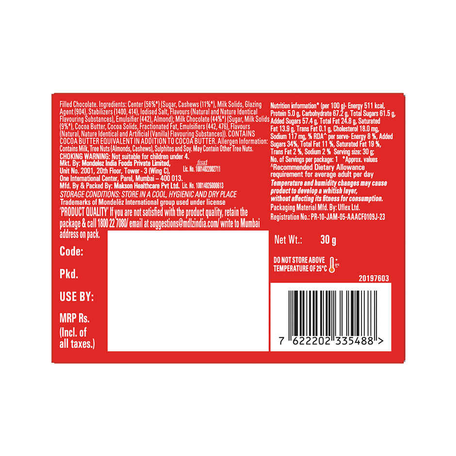 Cadbury Nutties Chocolate Pack Combo