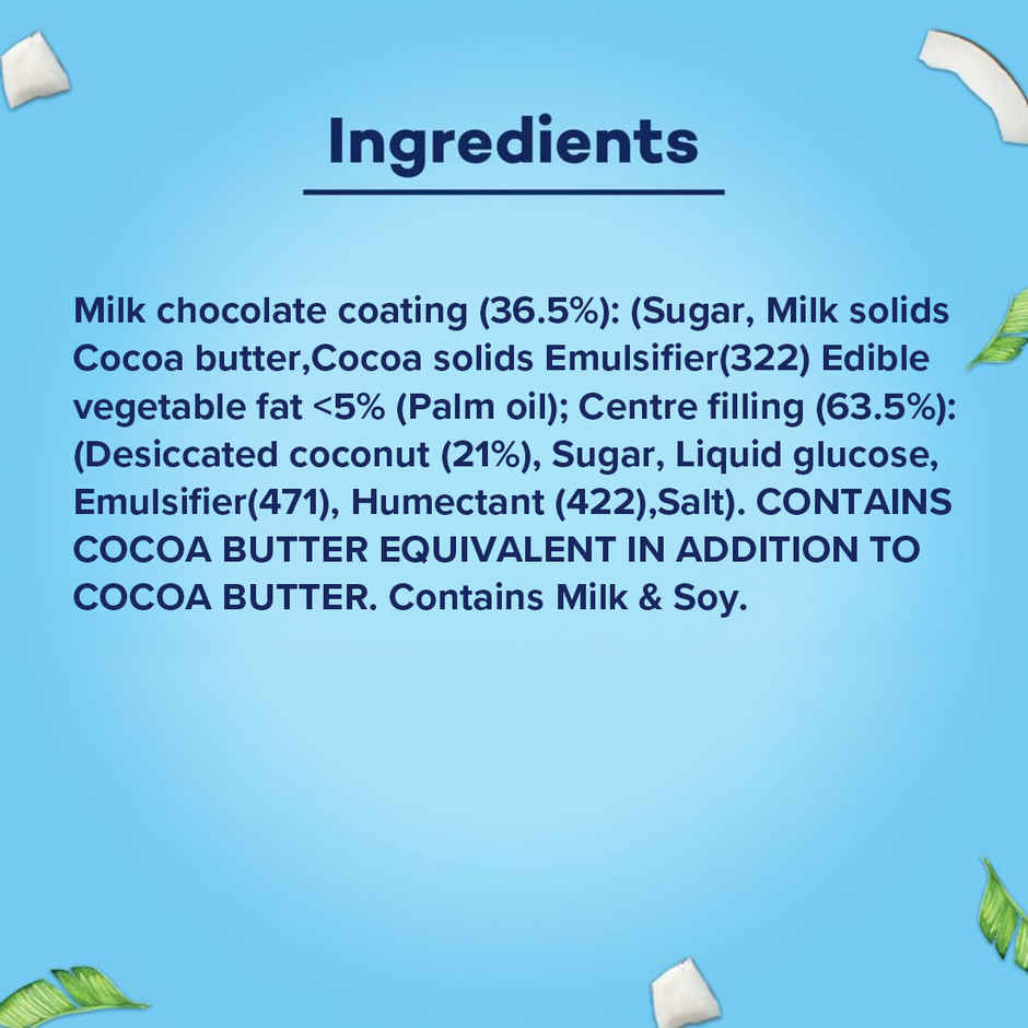 Bounty Coconut Filled Chocolate Bar, Soft & Tender Coconut In The Centre