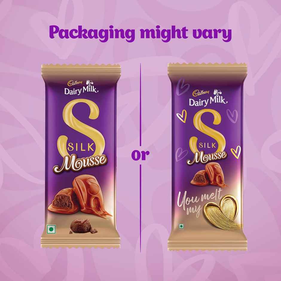 Cadbury Dairy Milk Silk Mousse Chocolate Bar Combo