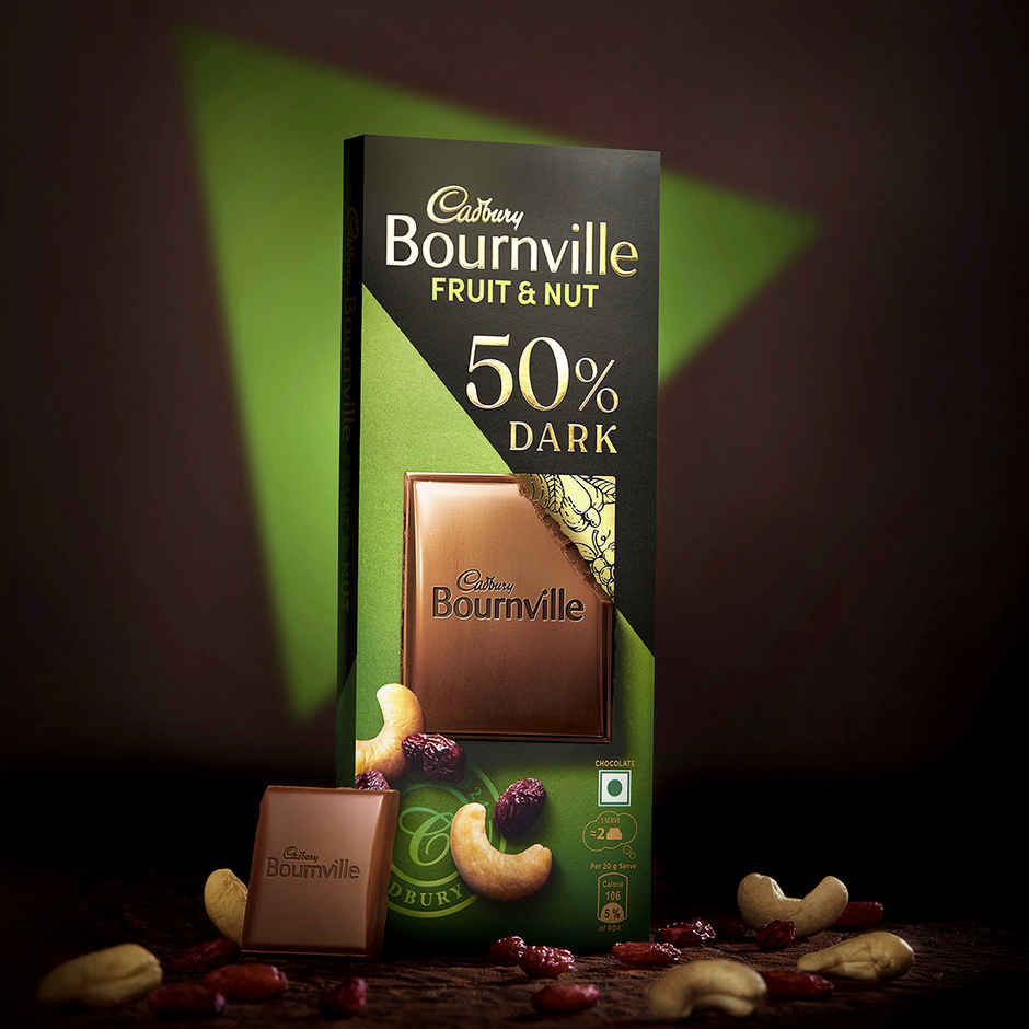 Cadbury Bournville Fruit & Nut 50% Dark Chocolate Bar Combo